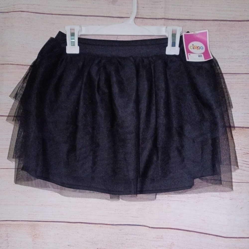 CIRCO kids‎ girl black skirt 7/8 New